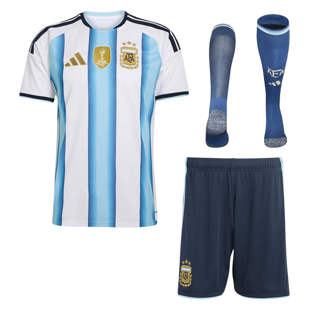 Argentina Home Soccer Jersey Kit(Jersey+Shorts+Socks) 2026
