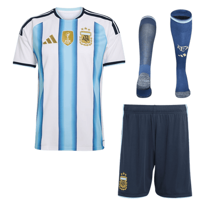 Argentina Home Soccer Jersey Kit(Jersey+Shorts+Socks) 2026