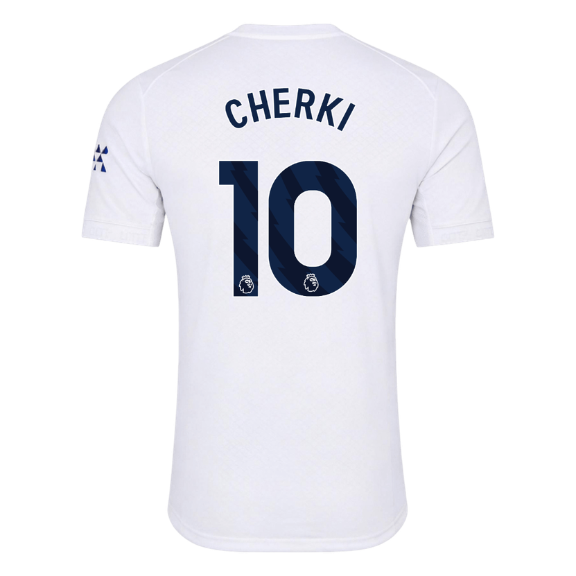 CHERKI #10 Manchester City Third Soccer Jersey 2026/27 White