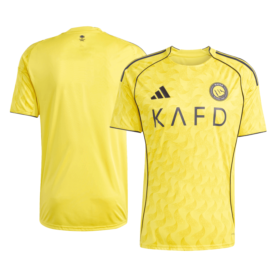 Al Nassr Home Soccer Jersey 2025/26 Yellow