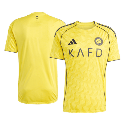 Al Nassr Home Soccer Jersey 2025/26 Yellow