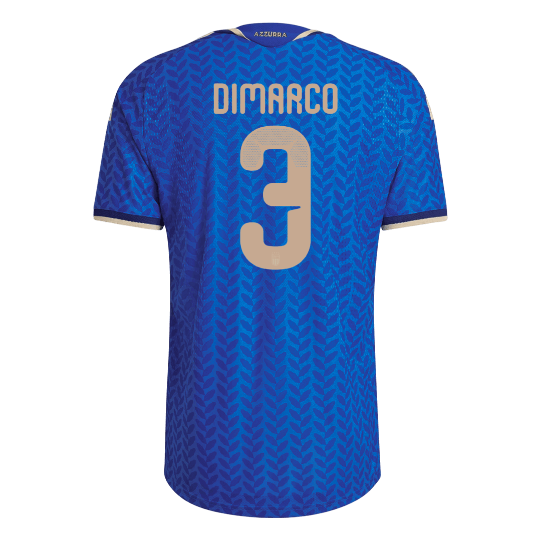Authentic DIMARCO #3 Italy Home Soccer Jersey 2026