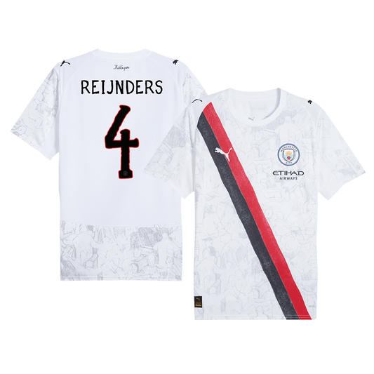 REIJNDERS #4 Manchester City Soccer Jersey 2025/26