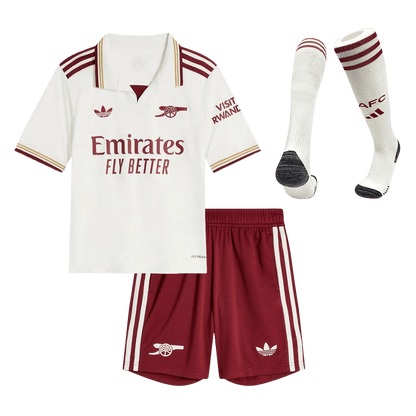 Kid's Arsenal Third Away Soccer Jersey Kit(Jersey+Shorts+Socks) 2025/26