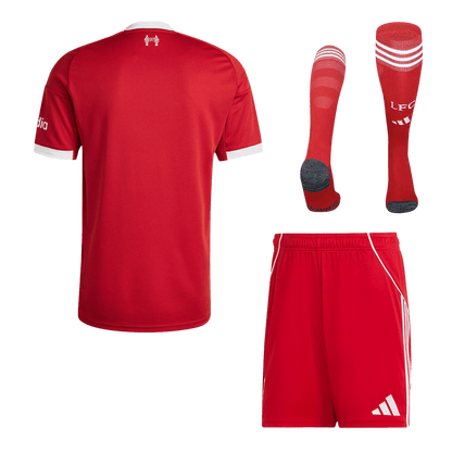 Liverpool Home Soccer Jersey Kit(Jersey+Shorts+Socks) 2025/26