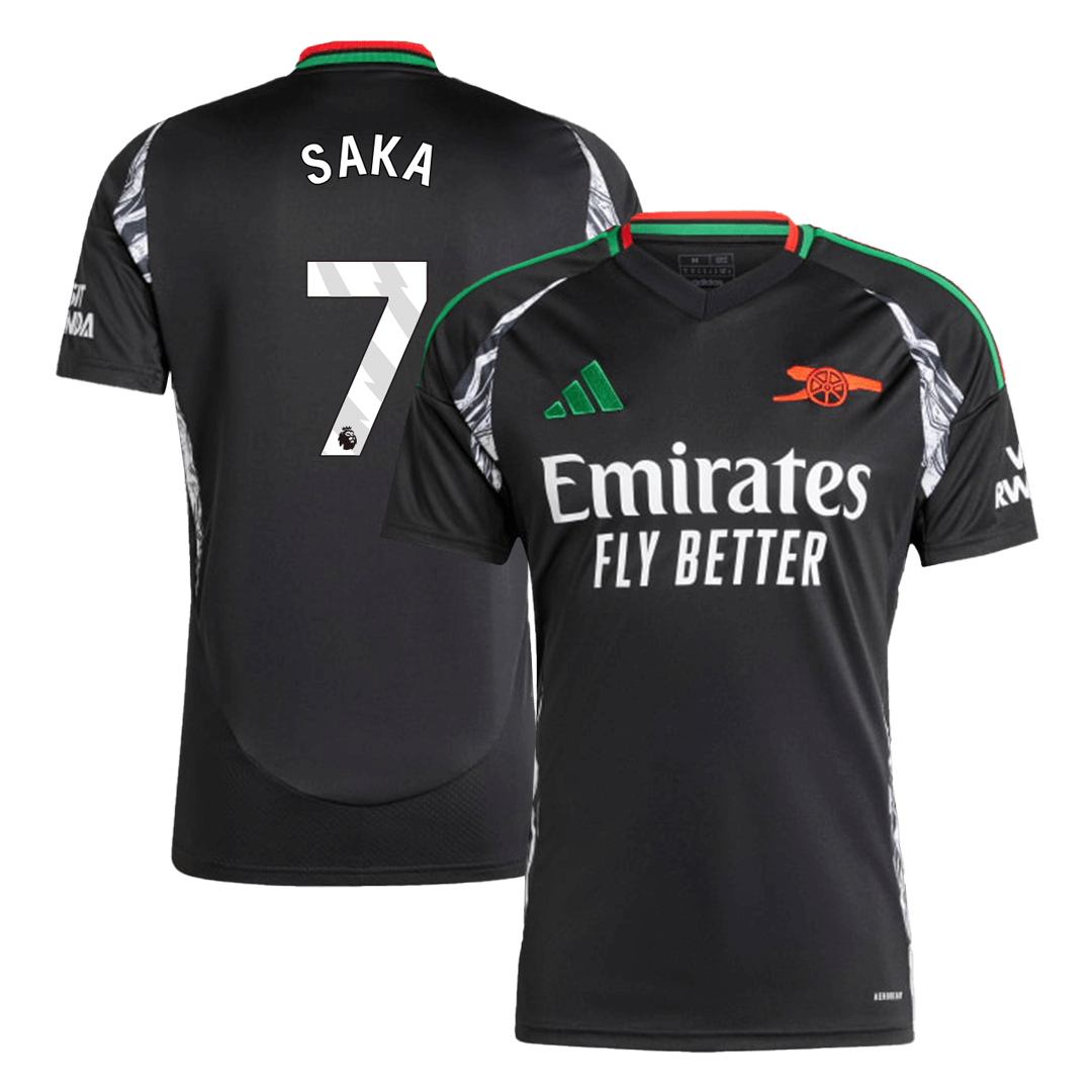 SAKA #7 Arsenal Away Football Shirt 2024/25 Football Kit UK
