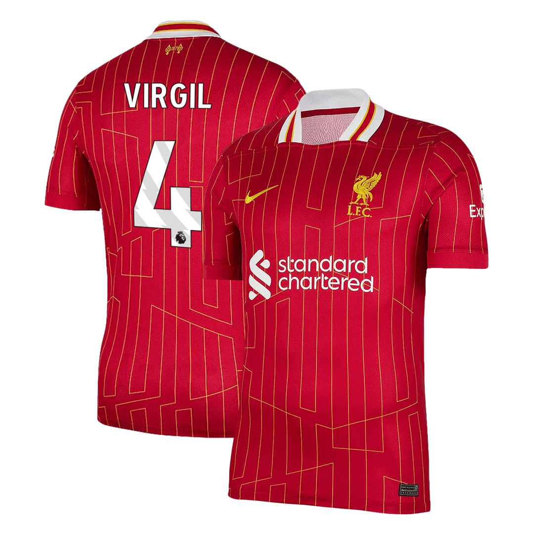 VIRGIL #4 Liverpool Home football shirt 2024/25