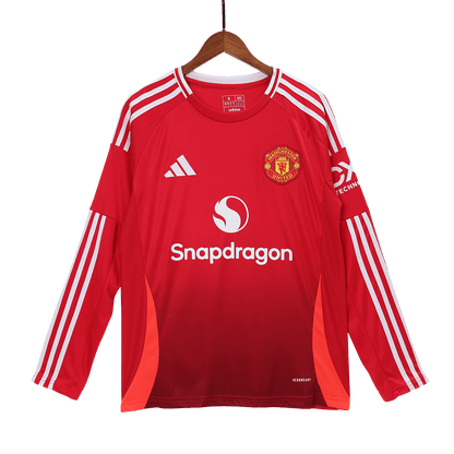 Manchester United Home Long Sleeve football shirt 2024/25