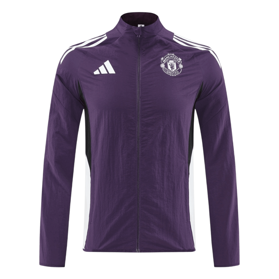 25/26 Manchester United Windbreaker Jacket Purple