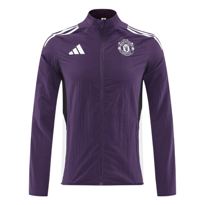 25/26 Manchester United Windbreaker Jacket Purple