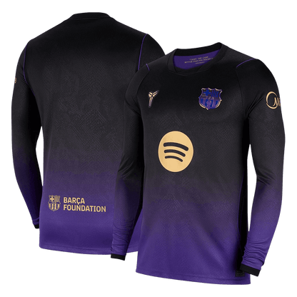 Barcelona x Kobe Bryant Away Long Sleeve Soccer Jersey 2026/27 Purple