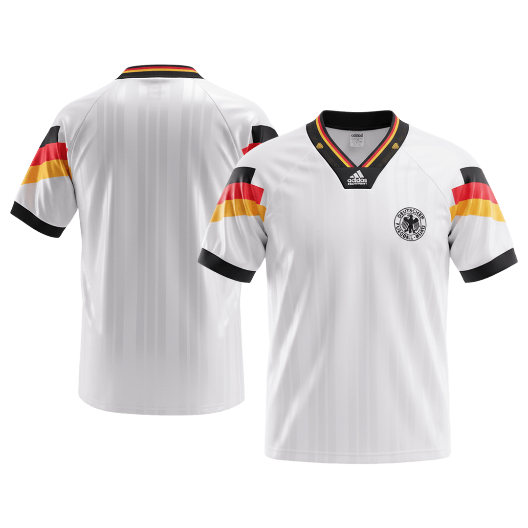 Retro 1992 Germany Home Soccer Jersey