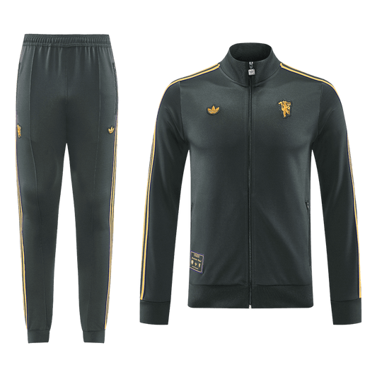 25/26 Manchester United Training Jacket Kit(Jacket+Pants) Black
