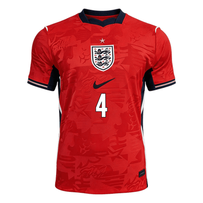 Player Version RICE #4 England Away Soccer Jersey 2026