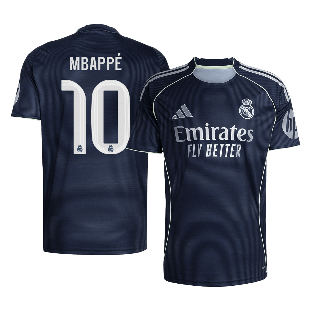 MBAPPÉ #10 Real Madrid Away Soccer Jersey 2025/26 Navy