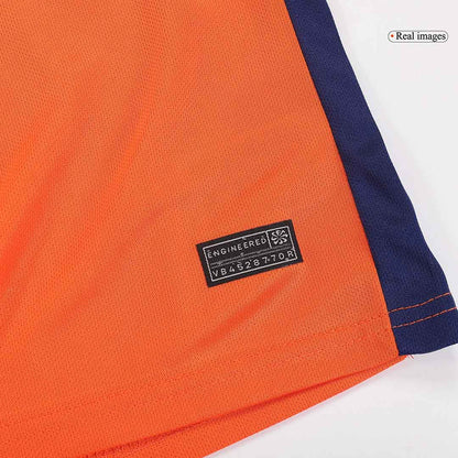 Kid's Netherlands Home Soccer Jersey Kit(Jersey+Shorts) Euro 2024