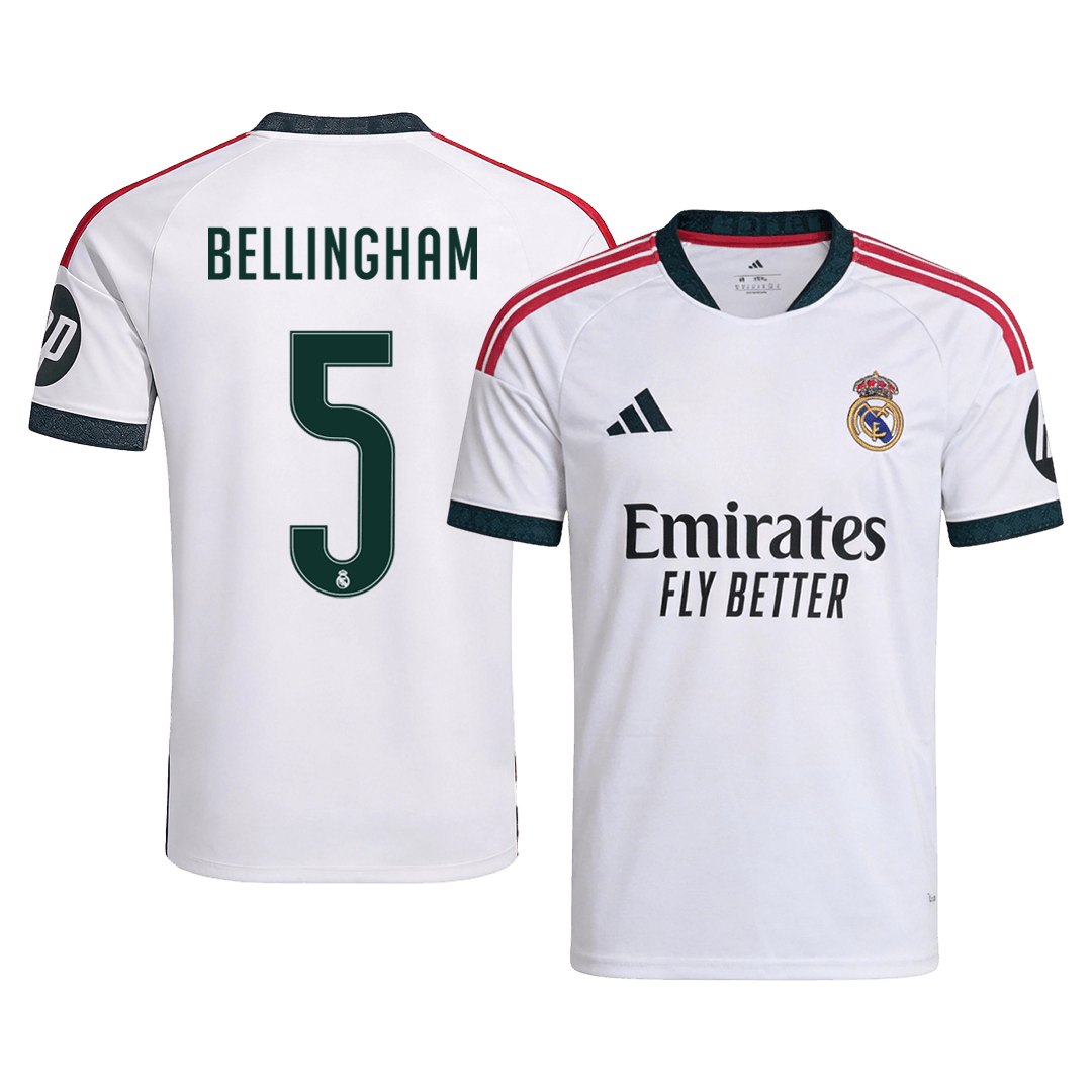 BELLINGHAM #5 Real Madrid Home Football Jersey 26/27 White