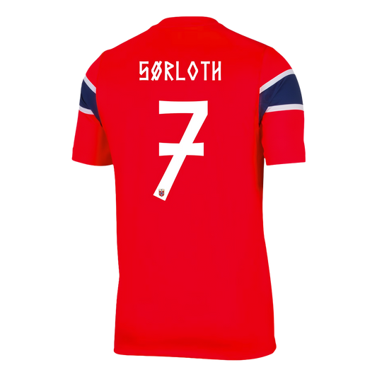SØRLOTH #7 Norway Home Jersey World Cup 2026