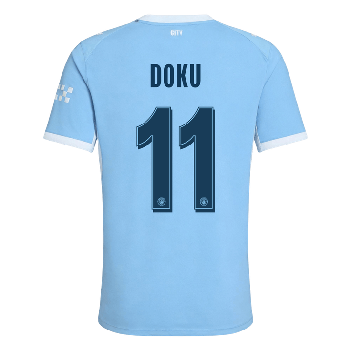 Authentic DOKU #11 Manchester City Home Soccer Jersey 2026/27