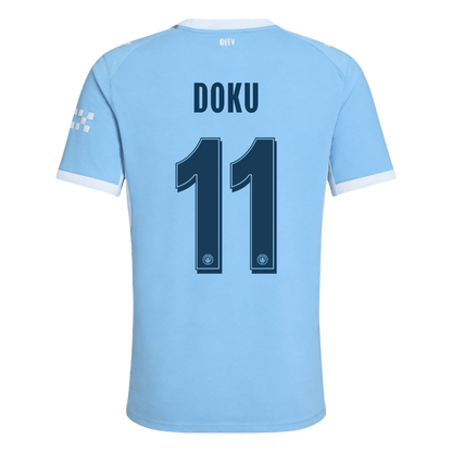 Authentic DOKU #11 Manchester City Home Soccer Jersey 2026/27