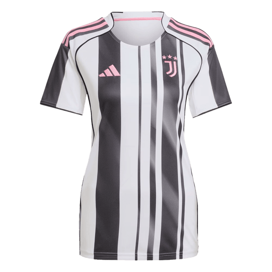 Women's Juventus Home Soccer Jersey 2025/26 Black&White