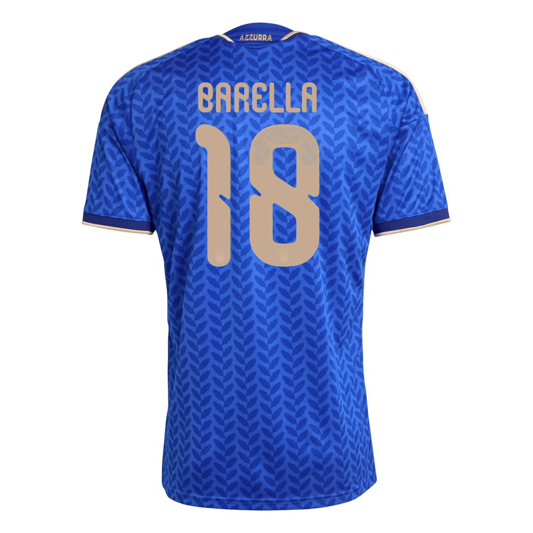BARELLA #18 Italy Home Soccer Jersey 2026
