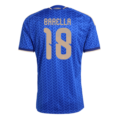 BARELLA #18 Italy Home Soccer Jersey 2026