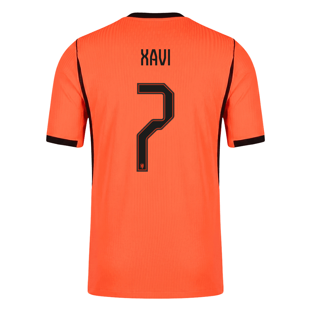 Authentic XAVI #7 Netherlands Home Soccer Jersey 2026