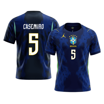 CASEMIRO #5 Brazil Away Soccer Jersey World Cup 2026 Navy