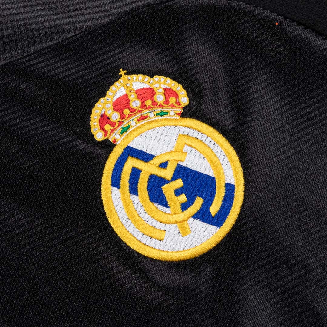 Retro 99/01 Real Madrid Away Soccer Jersey Black