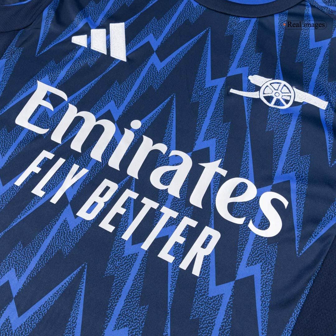 Arsenal Away Long Sleeve Soccer Jersey 25/26 Navy