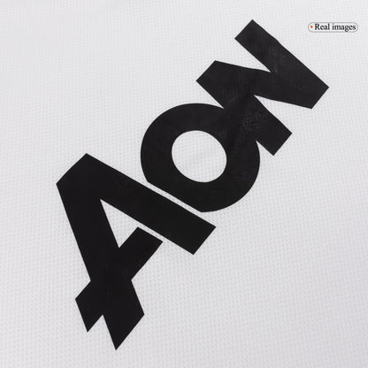 Retro 10/11 Manchester United Away Soccer Jersey White