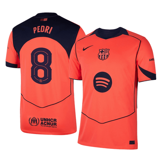PEDRI #8 Barcelona Third Away Soccer Jersey 2025/26—UCL