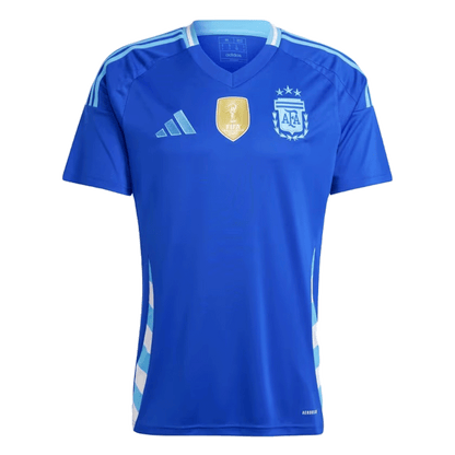 Men's Argentina Away Soccer Jersey Kit  (Jersey+Shorts) 2024