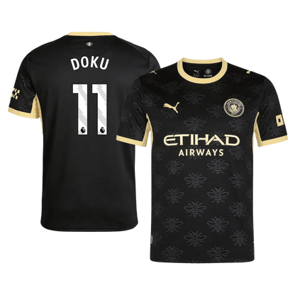 DOKU #11 Manchester City Away Soccer Jersey 2026/27 Black