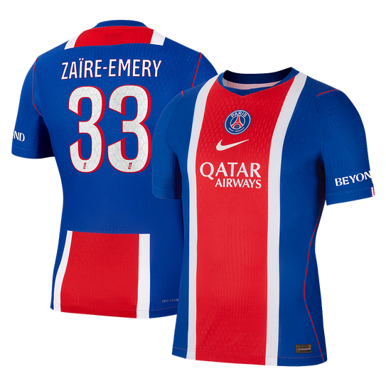Player Version ZAÏRE-EMERY #33 PSG Home Football Jersey 2026/27