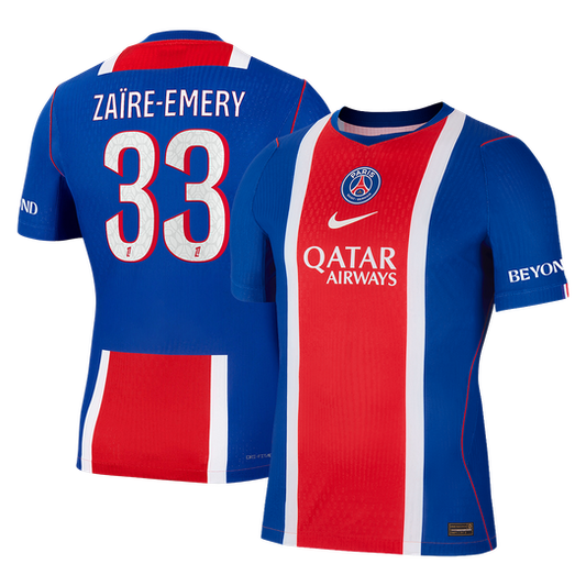 Authentic ZAÏRE-EMERY #33 PSG Home Soccer Jersey 2026/27