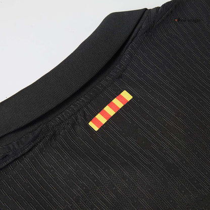 Authentic Barcelona X Travis Scott Away Soccer Jersey 2024/25 Black