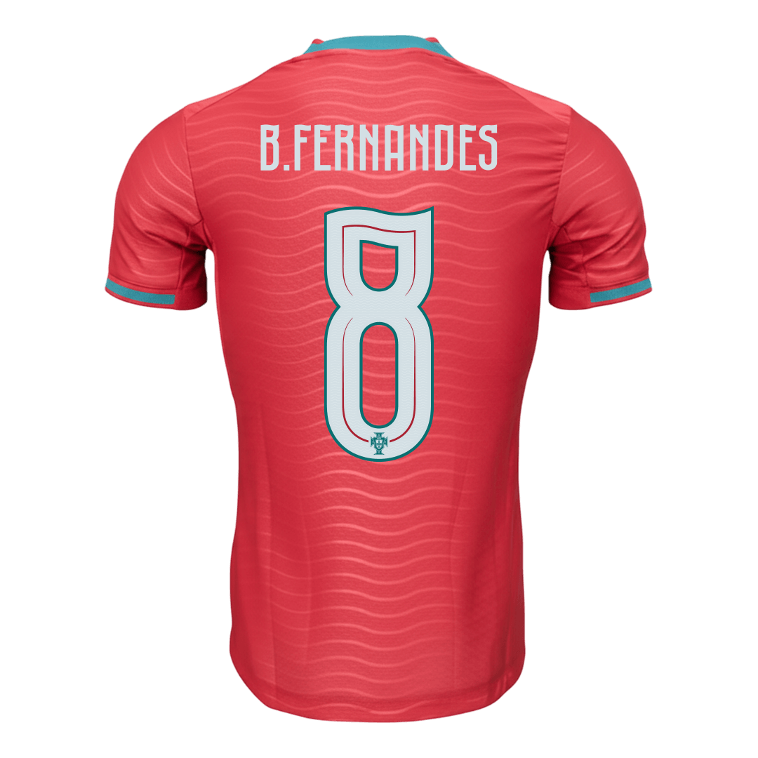 Player Version B.FERNANDES #8 Portugal Home Football Shirt 2026