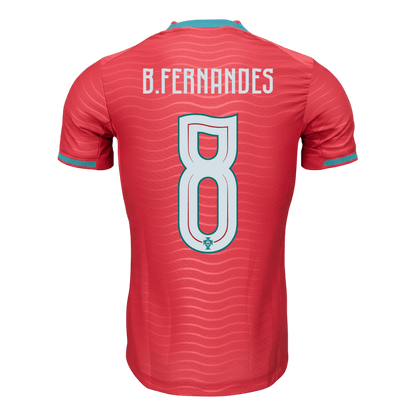 Player Version B.FERNANDES #8 Portugal Home Football Shirt 2026