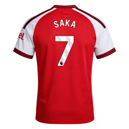 SAKA #7 Arsenal Home Soccer Jersey 26/27 Red