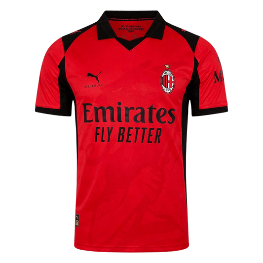 AC Milan x Slam Jam Soccer Jersey 2025/26 Red