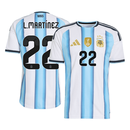 Authentic L.MARTÍNEZ #22 Argentina Home Soccer Jersey 2026