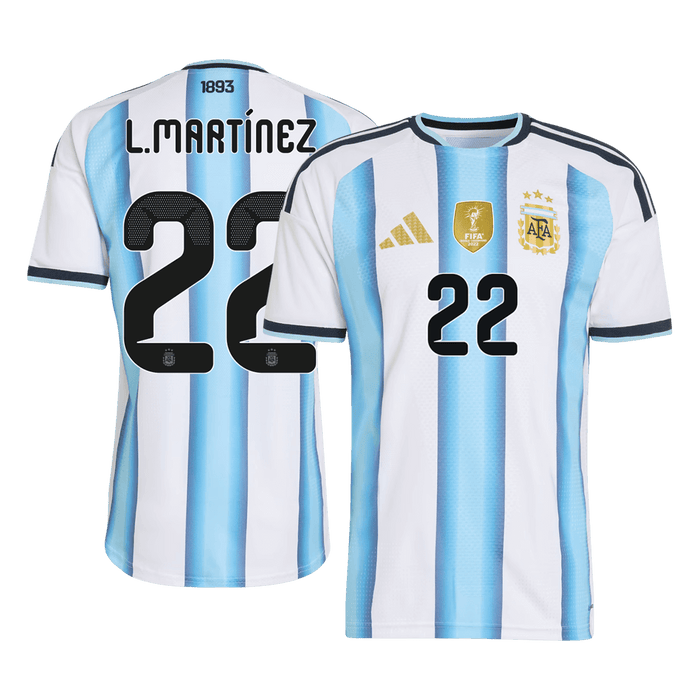 Authentic L.MARTÍNEZ #22 Argentina Home Soccer Jersey 2026