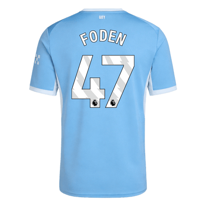 FODEN #47 Manchester City Home Football Shirt 26/27 Blue