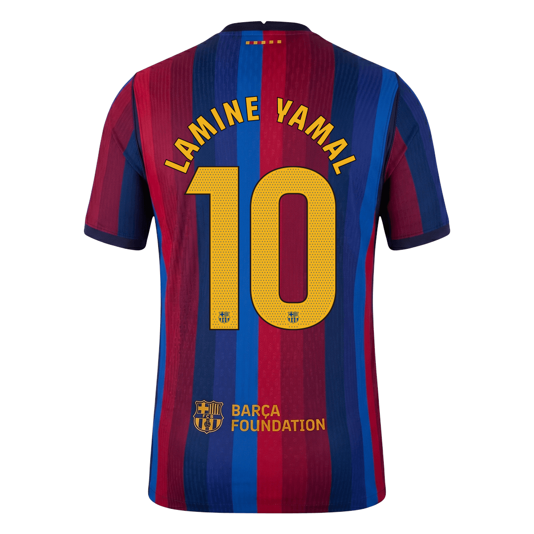 Player Version LAMINE YAMAL #10 Barcelona Home Football Jersey 2026/27 - image 3