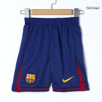Kid's Barcelona Home Soccer Jersey Kit(Jersey+Shorts+Socks) 2025/26 Red&Blue