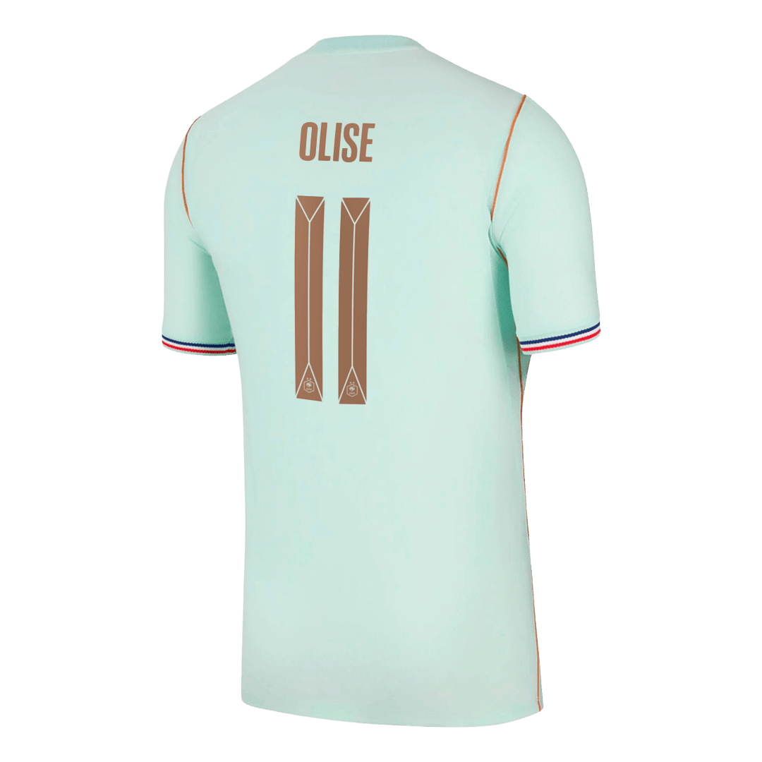 OLISE #11 France Away Soccer Jersey World Cup 2026 Blue