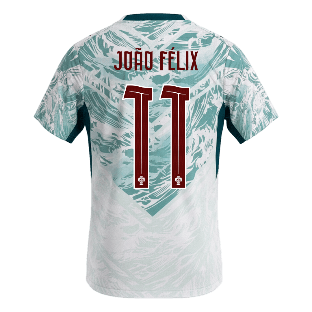 JOÃO FÉLIX #11 Portugal Away Soccer Jersey World Cup 2026 White&Green