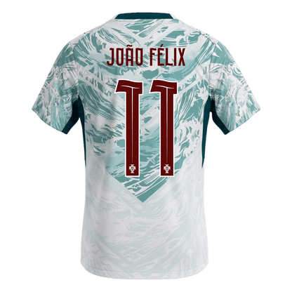 JOÃO FÉLIX #11 Portugal Away Soccer Jersey World Cup 2026 White&Green